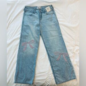 NWT Abercrombie Kids Low Rise Baggy Jeans - Size 11/12 Regular